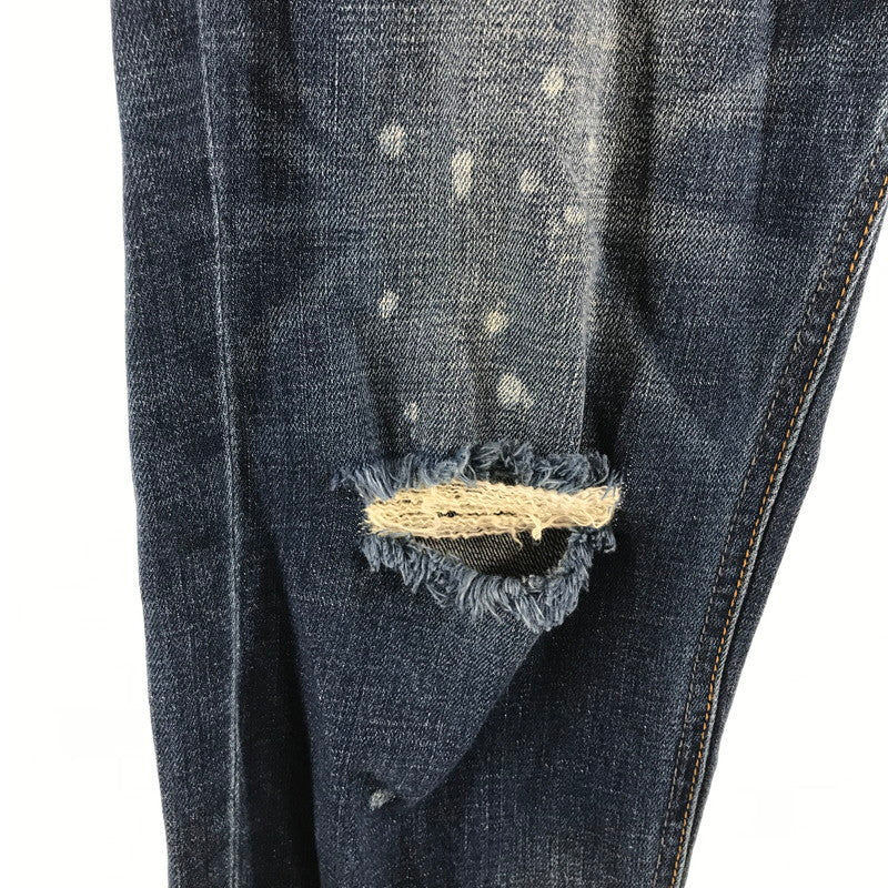 【中古品】【メンズ】 NUMBER NINE ナンバーナイン デニム パンツ 裾ZIP ジーンズ ボトムス 古着 151-260729-mh-01-fuzh サイズ：XL カラー：インディゴ 万代Net店