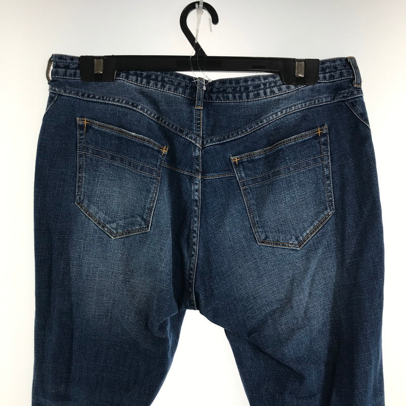 【中古品】【メンズ】 NUMBER NINE ナンバーナイン デニム パンツ 裾ZIP ジーンズ ボトムス 古着 151-260729-mh-01-fuzh サイズ：XL カラー：インディゴ 万代Net店