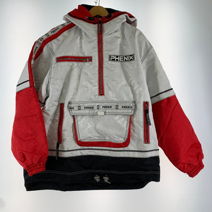 【中古品】【メンズ】 PHENIX フェニックス ヴィンテージ ウェア スノーウェア 上下セット XLサイズ相当 ※汚れ・使用感あり 118-261022-io-10-fuz サイズ：XL カラー：レッドホワイト 万代Net店