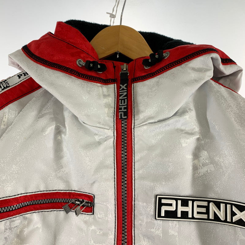 【中古品】【メンズ】 PHENIX フェニックス ヴィンテージ ウェア スノーウェア 上下セット XLサイズ相当 ※汚れ・使用感あり 118-261022-io-10-fuz サイズ：XL カラー：レッドホワイト 万代Net店