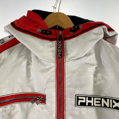 【中古品】【メンズ】 PHENIX フェニックス ヴィンテージ ウェア スノーウェア 上下セット XLサイズ相当 ※汚れ・使用感あり 118-261022-io-10-fuz サイズ：XL カラー：レッドホワイト 万代Net店