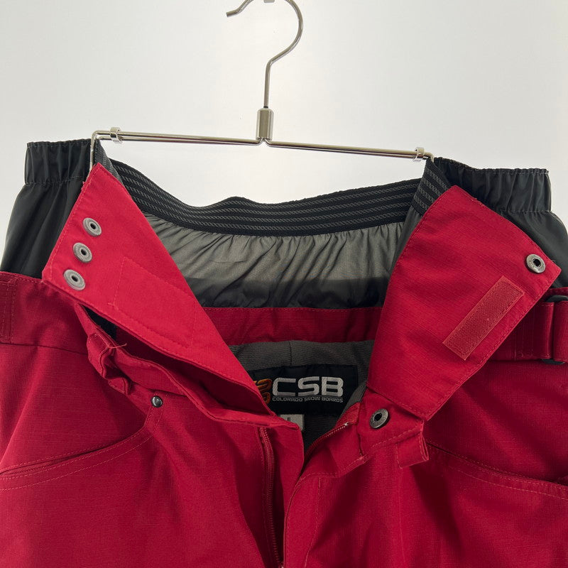 【中古品】【メンズ】 CSB COLORADO SNOW BOARDS ウェア ズボン スノーボードウェア ※汚れあり 127-261022-io-06-fuz サイズ：L カラー：レッド 万代Net店