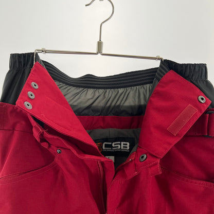 【中古品】【メンズ】 CSB COLORADO SNOW BOARDS ウェア ズボン スノーボードウェア ※汚れあり 127-261022-io-06-fuz サイズ：L カラー：レッド 万代Net店