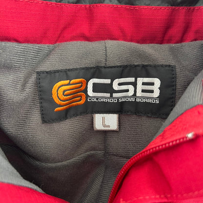 【中古品】【メンズ】 CSB COLORADO SNOW BOARDS ウェア ズボン スノーボードウェア ※汚れあり 127-261022-io-06-fuz サイズ：L カラー：レッド 万代Net店