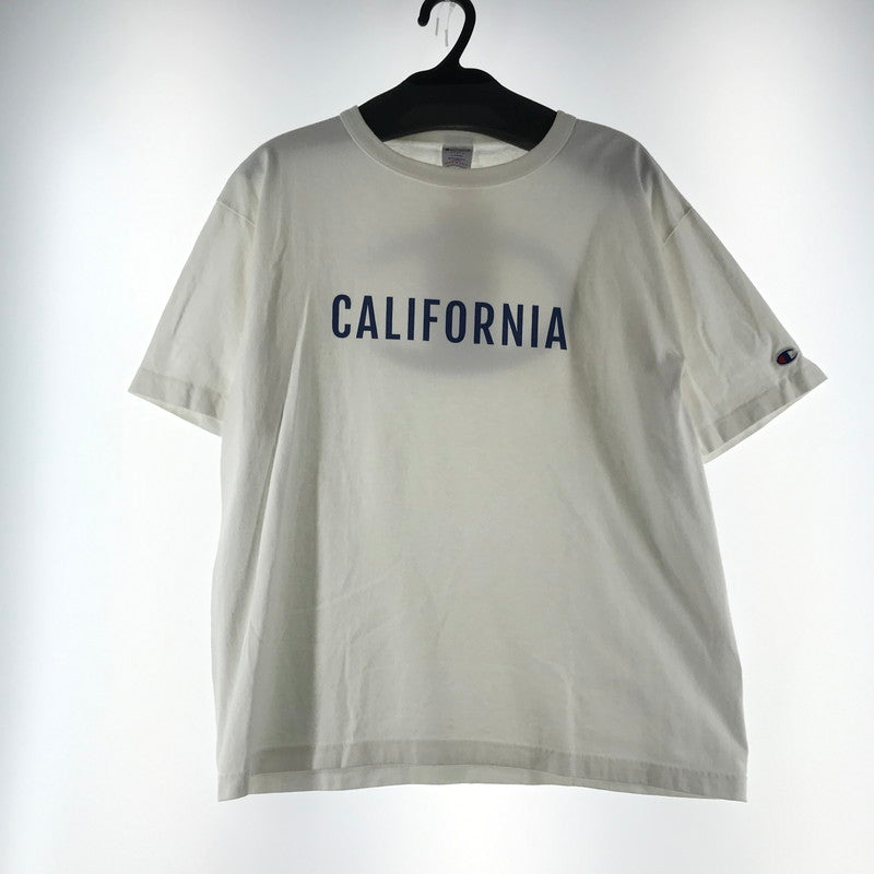 【中古品】【メンズ】 CHAMPION×RHC RON HERMAN チャンピョン × ロンハーマン バックロゴデザインTシャツ カラーWHITE SIZE:L T1011　 148-260804-ky-04-fuzh 万代Net店