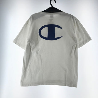 【中古品】【メンズ】 CHAMPION×RHC RON HERMAN チャンピョン × ロンハーマン バックロゴデザインTシャツ カラーWHITE SIZE:L T1011　 148-260804-ky-04-fuzh 万代Net店