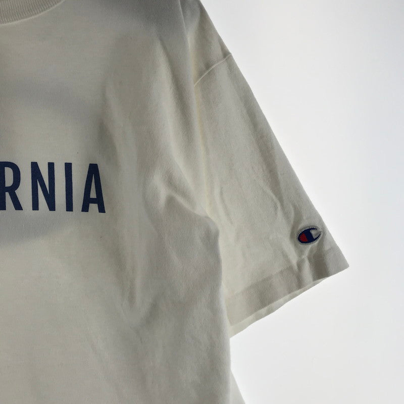 【中古品】【メンズ】 CHAMPION×RHC RON HERMAN チャンピョン × ロンハーマン バックロゴデザインTシャツ カラーWHITE SIZE:L T1011　 148-260804-ky-04-fuzh 万代Net店