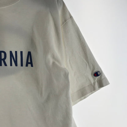 【中古品】【メンズ】 CHAMPION×RHC RON HERMAN チャンピョン × ロンハーマン バックロゴデザインTシャツ カラーWHITE SIZE:L T1011　 148-260804-ky-04-fuzh 万代Net店