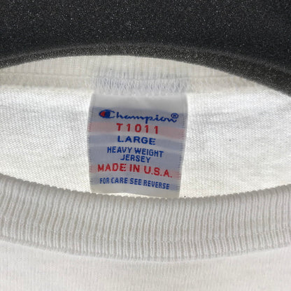 【中古品】【メンズ】 CHAMPION×RHC RON HERMAN チャンピョン × ロンハーマン バックロゴデザインTシャツ カラーWHITE SIZE:L T1011　 148-260804-ky-04-fuzh 万代Net店