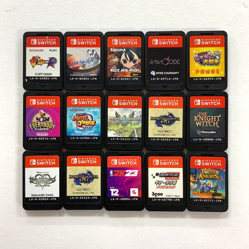 【中古品】 Nintendo Switch ニンテンドー スイッチ ソフト 15個 まとめ セット ソフトのみ 023-251114-mh-34-fuz 万代Net店