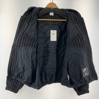 【中古美品】【メンズ】 STUSSY×NIKE DR4023-010 STRIPE WOOL JACKET ステューシー ナイキ 142-251113-st-13-fuz カラー：ブラック 万代Net店