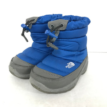 【中古品】【キッズ】 THE NORTH FACE ザ・ノース・フェイス スノーブーツ 靴 ブーツ 173-260114-ky-61-fuz サイズ：14cm カラー：ブルー 万代Net店