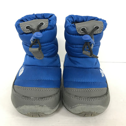 【中古品】【キッズ】 THE NORTH FACE ザ・ノース・フェイス スノーブーツ 靴 ブーツ 173-260114-ky-61-fuz サイズ：14cm カラー：ブルー 万代Net店