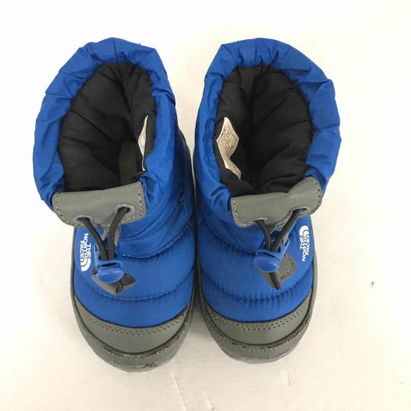【中古品】【キッズ】 THE NORTH FACE ザ・ノース・フェイス スノーブーツ 靴 ブーツ 173-260114-ky-61-fuz サイズ：14cm カラー：ブルー 万代Net店