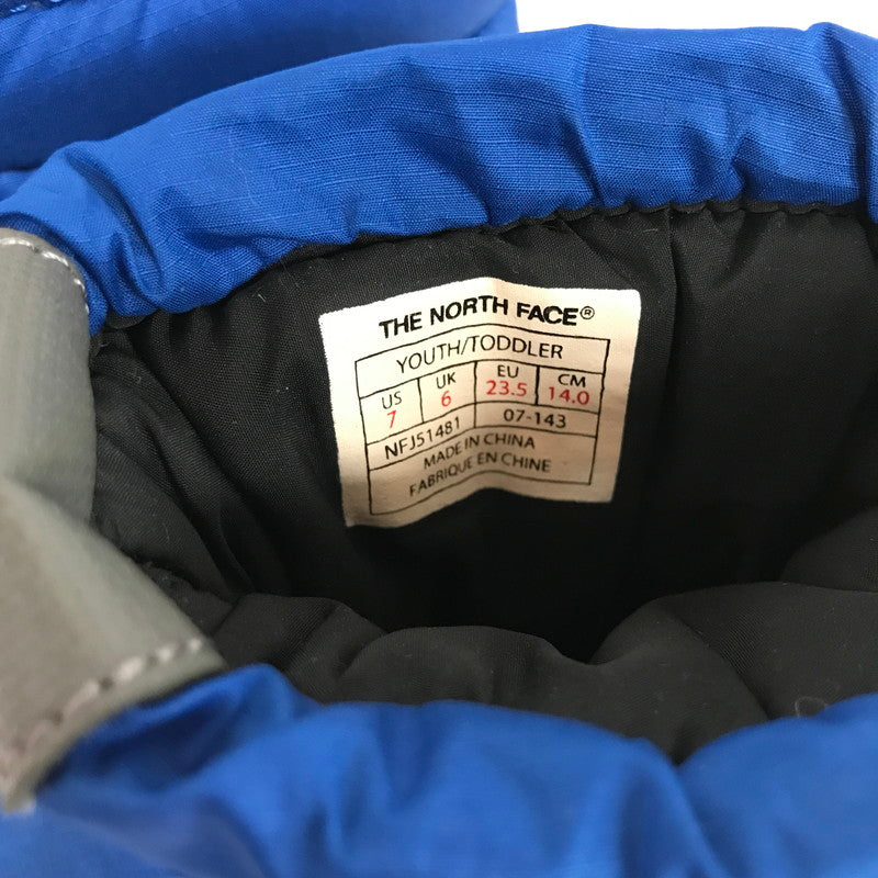 【中古品】【キッズ】 THE NORTH FACE ザ・ノース・フェイス スノーブーツ 靴 ブーツ 173-260114-ky-61-fuz サイズ：14cm カラー：ブルー 万代Net店
