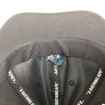 【中古品】【メンズ】 A BATHING APE APE ア・ベイシング・エイプ HEAD CAP BAPE ベイプ 刺繍 キャップ 帽子 185-260130-ky-03-fuz カラー：ブラック 万代Net店