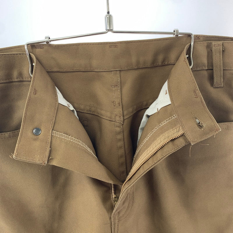 【中古品】【メンズ】 LEVI'S リーバイス 70s STA-PREST 517 スタプレ ブーツカット パンツ 古着 156-260220-mh-08-fuz サイズ：表記無し カラー：カーキ 万代Net店