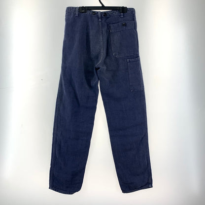 【中古品】【レディース】 VLAS BLOMME ヴラスブラム リネン パンツ ボトムス 古着 171-260130-mh-03-fuz カラー：ネイビー 万代Net店