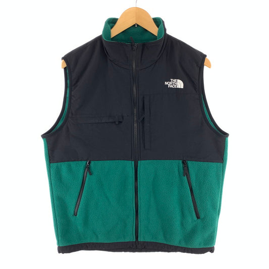 【中古品】【メンズ】 THE NORTH FACE NA72453 DENALI VEST デナリベスト フリース ジャケット アウター ブランド 古着 144-260425-gm-08-fuz サイズ：M カラー：グリーン ブラック 万代Net店