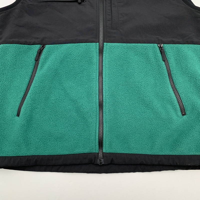 【中古品】【メンズ】 THE NORTH FACE NA72453 DENALI VEST デナリベスト フリース ジャケット アウター ブランド 古着 144-260425-gm-08-fuz サイズ：M カラー：グリーン ブラック 万代Net店