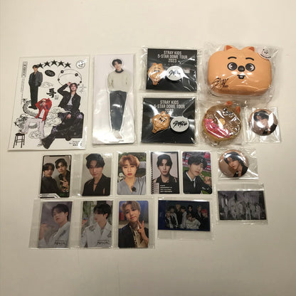 【中古品】 Stray Kids ストレイキッズ スキズ ハン グッズ まとめ トレカ ステッカー 缶バッチ ミラー など 084-251126-mh-03-fuz 万代Net店