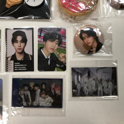 【中古品】 Stray Kids ストレイキッズ スキズ ハン グッズ まとめ トレカ ステッカー 缶バッチ ミラー など 084-251126-mh-03-fuz 万代Net店