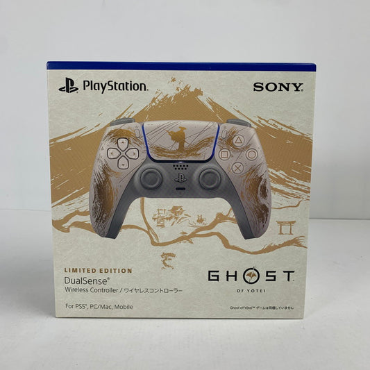 【中古美品】 未使用 未開封 PlayStation 5 PS5 プレイステーション5 プレステ5 DualSense ワイヤレス コントローラー ""Ghost of Yotei"" ゴールド リミテッドエディション 024-251126-mh-10-fuz 万代Net店