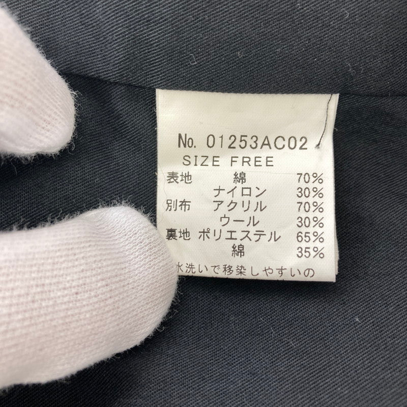 【中古品】【メンズ/レディース】 HYSTERIC GLAMOUR 01253AC02 BREAK TO ME ジャガードコート ヒステリックグラマー ブレイクトゥーミー 140-260207-rn-01-fuz サイズ：F カラー：ブラック 万代Net店