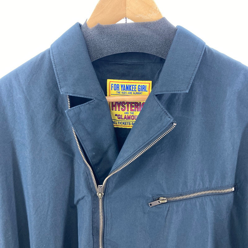 【中古品】【メンズ/レディース】 HYSTERIC GLAMOUR 01253AC02 BREAK TO ME ジャガードコート ヒステリックグラマー ブレイクトゥーミー 140-260207-rn-01-fuz サイズ：F カラー：ブラック 万代Net店
