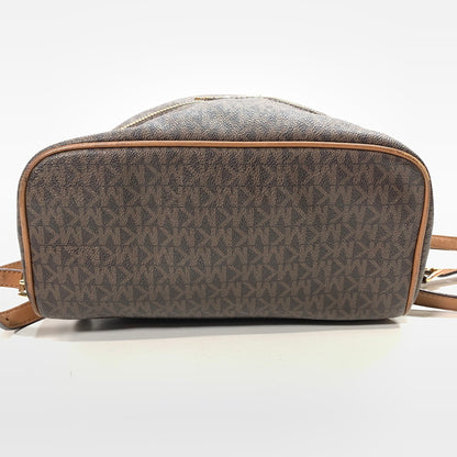 【中古品】【レディース】 MICHAEL KORS マイケルコース BACKPACK バックパック リュック RHEA ZIP リアジップ MD ミディアム 30S7GEZB1B 188-260123-ny-02-fuz カラー：ブラウン 万代Net店