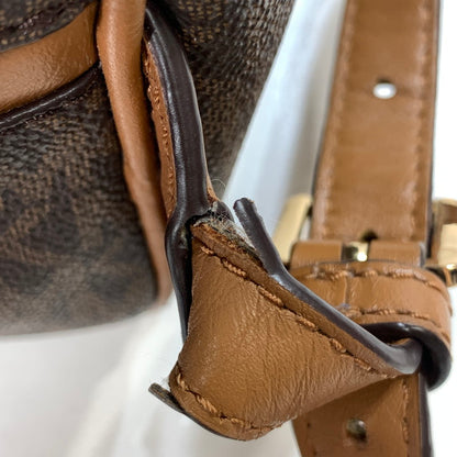 【中古品】【レディース】 MICHAEL KORS マイケルコース BACKPACK バックパック リュック RHEA ZIP リアジップ MD ミディアム 30S7GEZB1B 188-260123-ny-02-fuz カラー：ブラウン 万代Net店