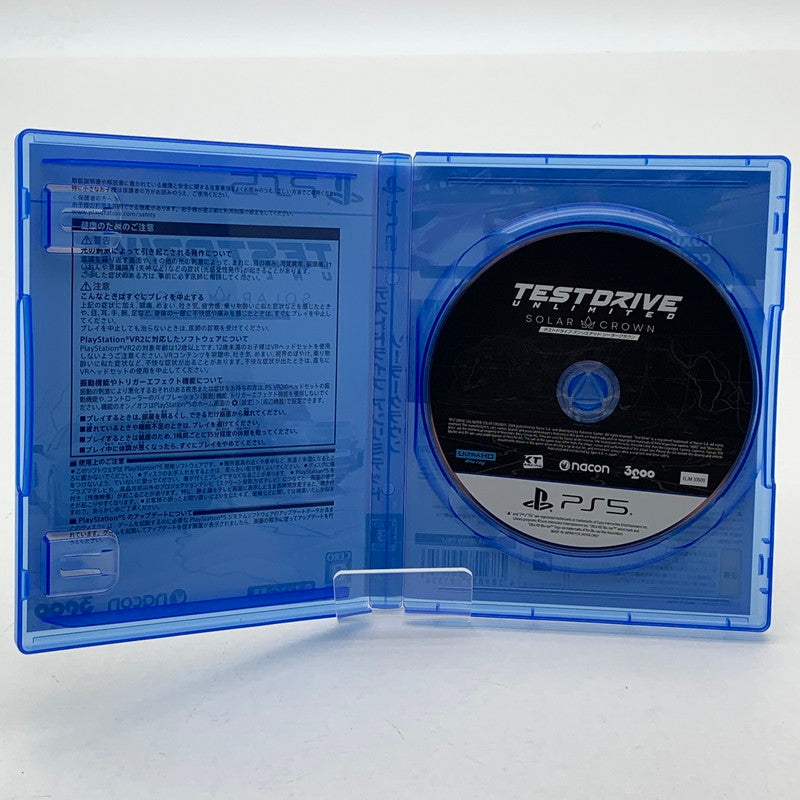 【中古美品】 テストドライブ アンリミテッド ソーラークラウン PS5ソフト [CERO区分_B / 12歳以上対象] 026-260602-ky-22-fuz 万代Net店