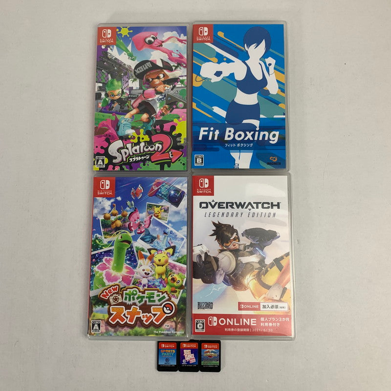 【中古品】 Nintendo Switch ニンテンドー スイッチ ソフト 7本 まとめ セット スプラトゥーン ポケモン など 023-251126-mh-11-fuz 万代Net店