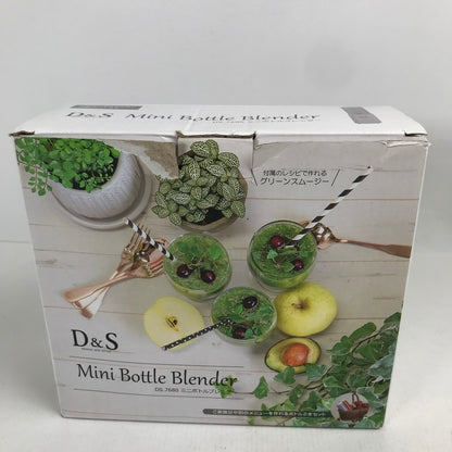 【現状渡し品】 D＆S ミニボトルブレンダー DS.7680 ボトル2本セット 098-251219-io-04-fuz 万代Net店