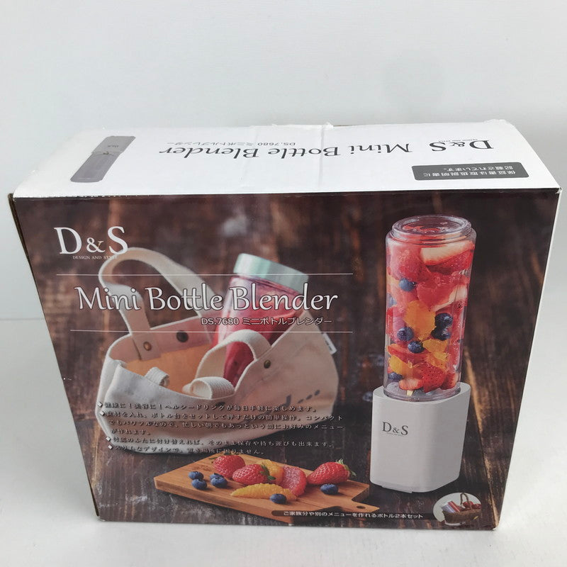 【現状渡し品】 D＆S ミニボトルブレンダー DS.7680 ボトル2本セット 098-251219-io-04-fuz 万代Net店