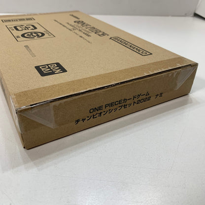 【中古美品】 未使用 ONE PIECE ワンピース カード ゲーム チャンピオンシップ セット 2022 シャンクス ナミ トラファルガー・ロー 3箱 セット まとめ 081-251201-mh-14-fuz 万代Net店
