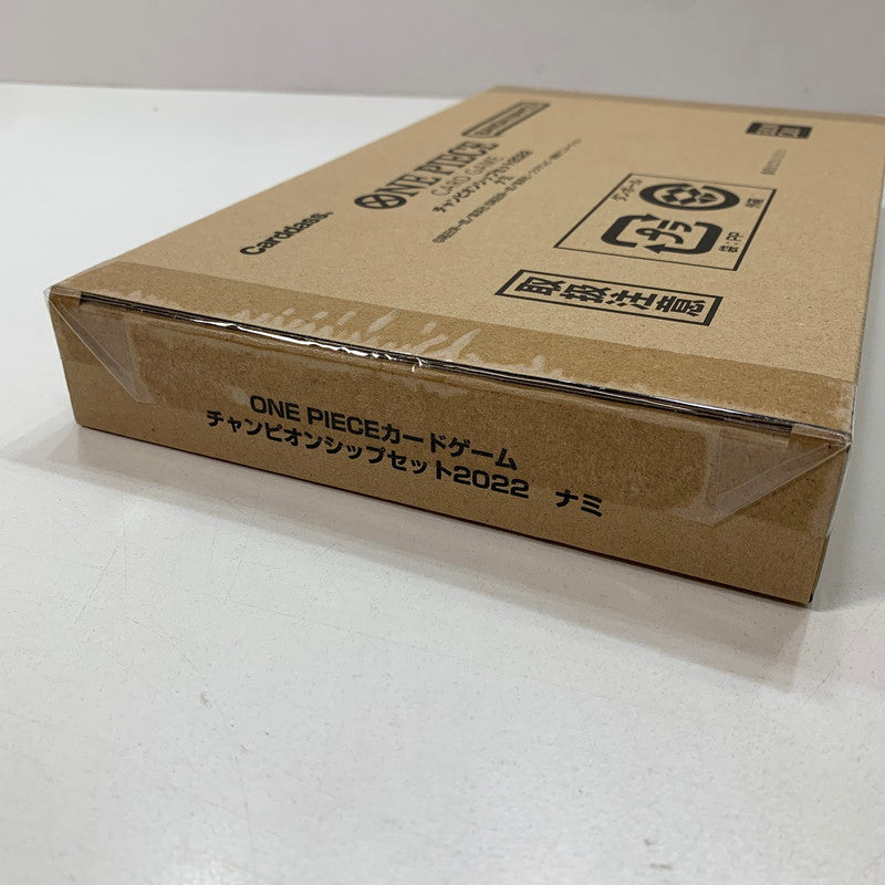 【中古美品】 未使用 ONE PIECE ワンピース カード ゲーム チャンピオンシップ セット 2022 シャンクス ナミ トラファルガー・ロー 3箱 セット まとめ 081-251201-mh-14-fuz 万代Net店