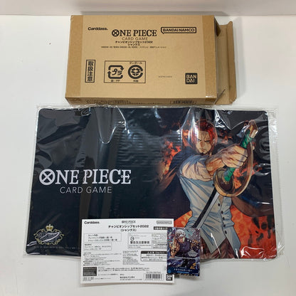 【中古美品】 未使用 ONE PIECE ワンピース カード ゲーム チャンピオンシップ セット 2022 シャンクス ナミ トラファルガー・ロー 3箱 セット まとめ 081-251201-mh-14-fuz 万代Net店