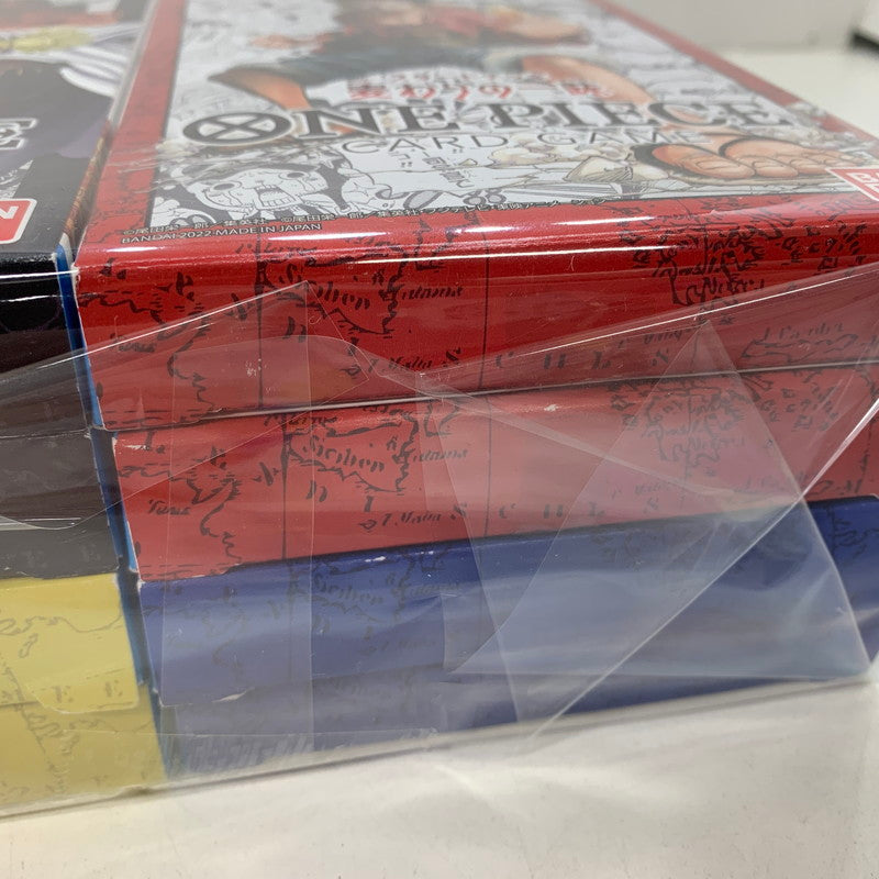 【中古美品】 未使用 未開封 ONE PIECE ワンピース カード ゲーム スタートデッキ 麦わらの一味 王下七武海 海軍 ビッグ・マム海賊団 8箱 セット まとめ 081-251201-mh-13-fuz 万代Net店
