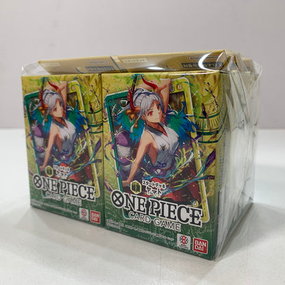 【中古美品】 未使用 未開封 ONE PIECE ワンピース カード ゲーム スタートデッキ 緑黄 ヤマト 6箱 セット まとめ 081-251201-mh-12-fuz 万代Net店