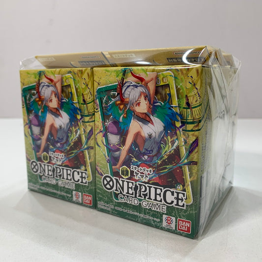 【中古美品】 未使用 未開封 ONE PIECE ワンピース カード ゲーム スタートデッキ 緑黄 ヤマト 6箱 セット まとめ 081-251201-mh-12-fuz 万代Net店