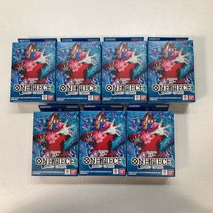 【中古美品】 未使用 未開封 ONE PIECE ワンピース カード ゲーム スタートデッキ 青 バギー 7箱 セット まとめ 081-251201-mh-10-fuz 万代Net店