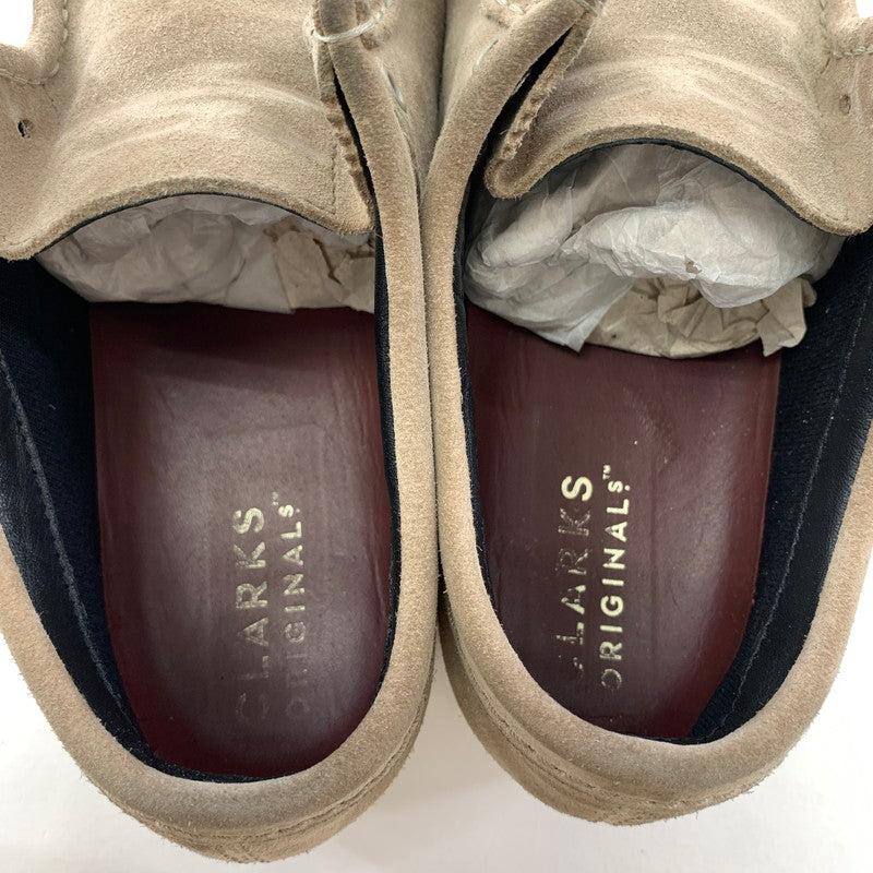 【中古品】【メンズ】 CLARKS WALLABEE GTX 靴 クラークス 164-251127-st-17-fuz サイズ：US9 カラー：ベージュ 万代Net店