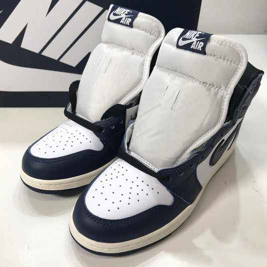 【中古品】【レディース】 NIKE ナイキ FD1437-401 GS AIR JORDAN 1 RETRO HIGH OG "MIDNIGHT NAVY" スニーカー 靴 レディース 23.5cm 黒タグ・箱付属 166-260109-io-02-fuz 万代Net店