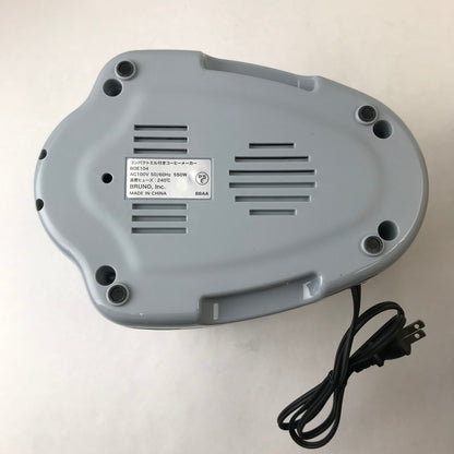 【現状渡し品】 BRUNO BOE104 コンパクトミル付きコーヒーメーカー 全自動 豆・粉どちらも対応 紙フィルター不要 098-251219-io-01-fuz 万代Net店