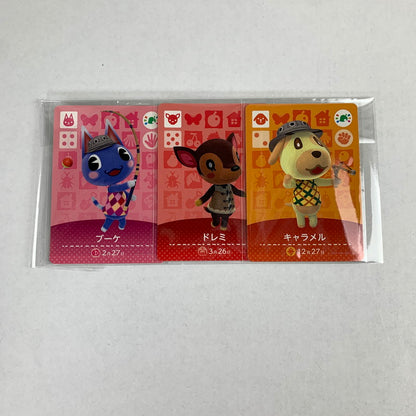 【中古美品】 どうぶつの森 amiiboカード ブーケ ドレミ キャラメル アミーボ 023-251129-io-09-fuz 万代Net店
