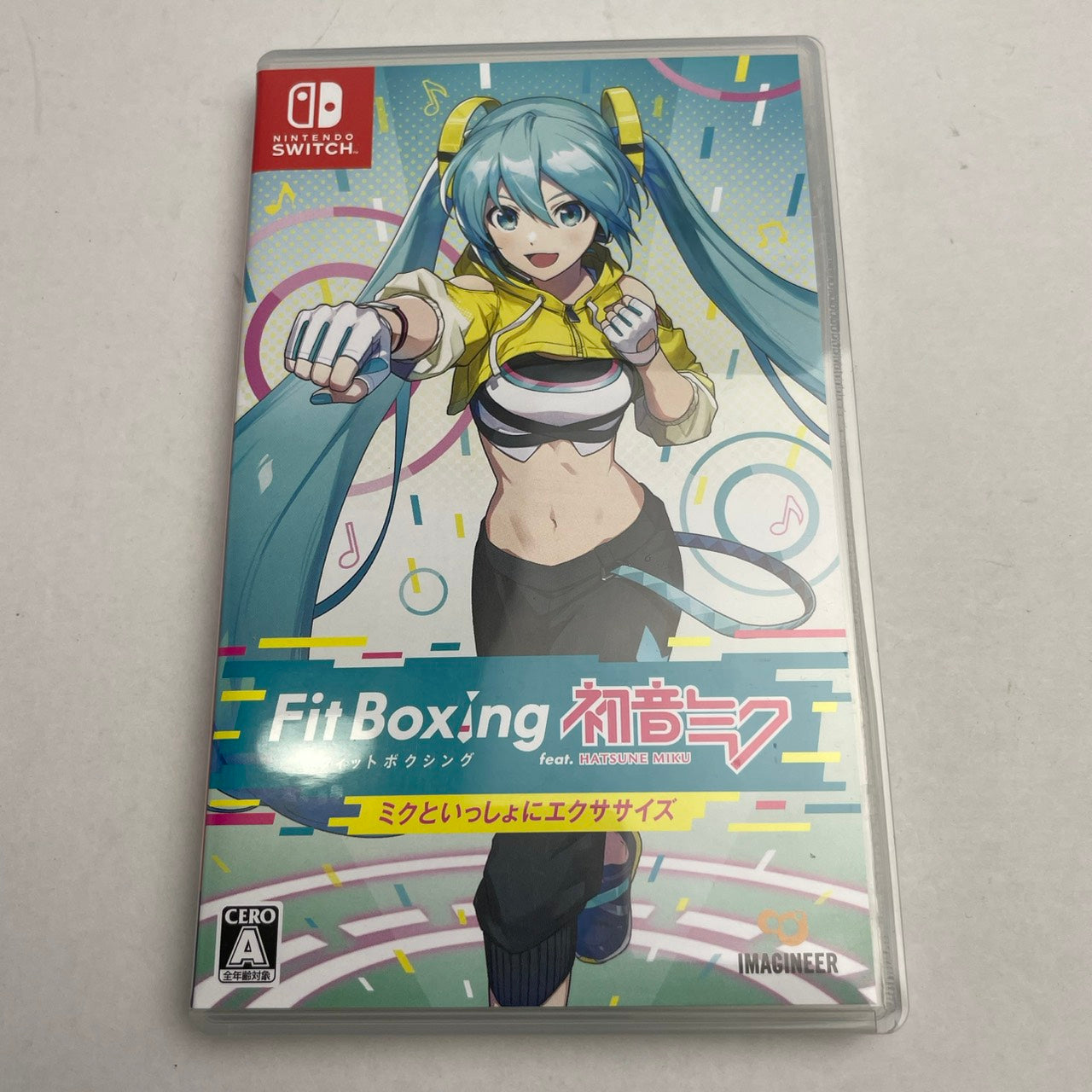【中古美品】 Fit Boxing feat. 初音ミク ‐ミクといっしょにエクササイズ‐ -Switch [CERO区分_A / 全年齢対象商品] 029-260208-NT-12-fuz 万代Net店