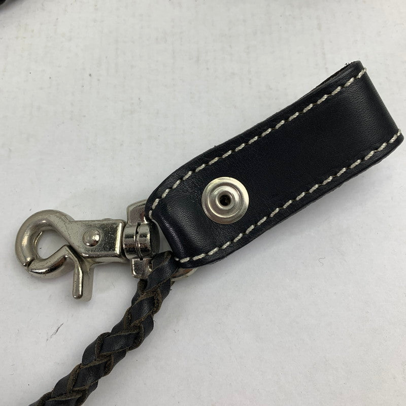 【中古品】【レディース】 花山 KAZAN 2つ折り財布 BLACK 財布 サイフ ※使用感あり 200-260917-io-01-fuzh カラー：ブラック 万代Net店