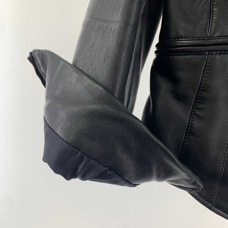 【中古品】【メンズ】 AKM エイケイエム RB104 F-ARMY ラム レザー 羊革 ジャケット アウター コート 古着 140-251203-mh-01-fuz サイズ：L カラー：ブラック 万代Net店