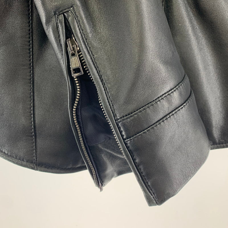 【中古品】【メンズ】 AKM エイケイエム RB104 F-ARMY ラム レザー 羊革 ジャケット アウター コート 古着 140-251203-mh-01-fuz サイズ：L カラー：ブラック 万代Net店